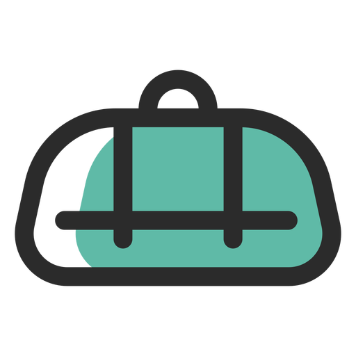 Duffel Bag Colored Stroke Icon