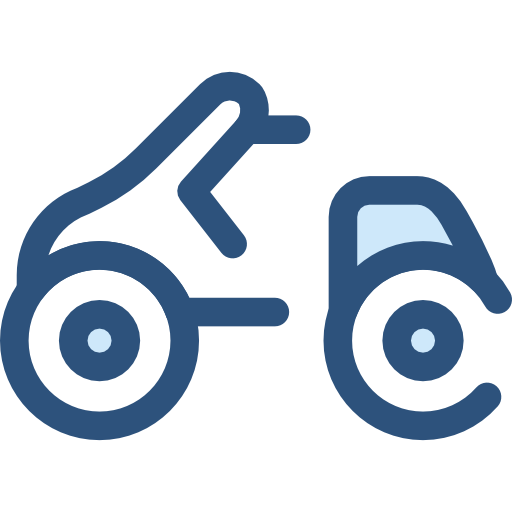 Transportation, Transport, Motorbike, Motorcycle, Scooter Icon
