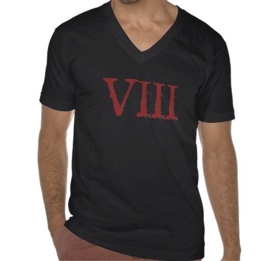 Viii Roman Numeral T Shirt