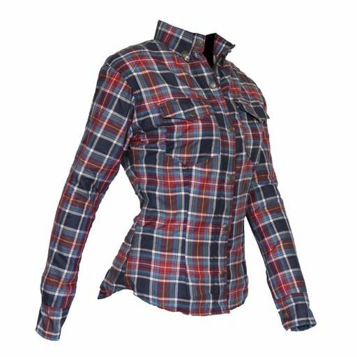 Womens Motorcycle Cotton Shirt Lined Aramid Size