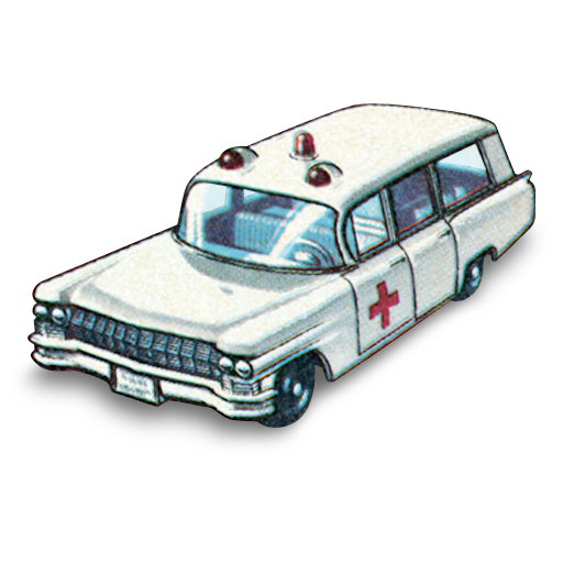 Ambulance, Cadillac, Car Icon