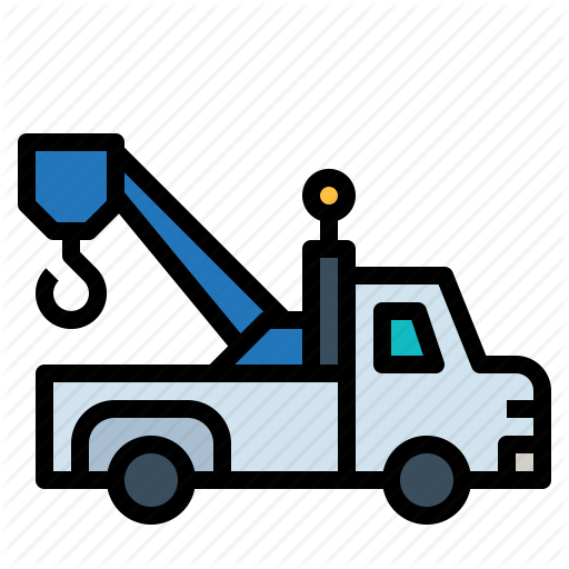 Breakdown, Construction, Tools, Tow, Transportation, Truck Icon