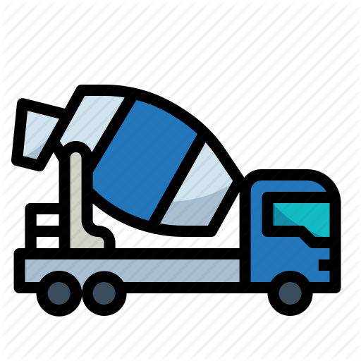 Cement, Construction, Mixer, Tools, Truck Icon