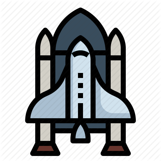 Launch, Planets, Rocket, Spaceship Icon