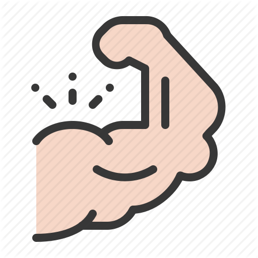 Fitness, Gym, Muscle, Strong Icon