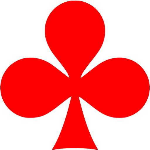 Red Clubs Icon