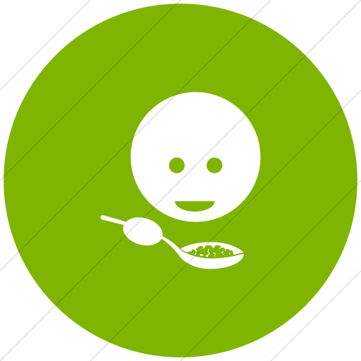 Flat Circle White On Green Ocha Humanitarians Cluster