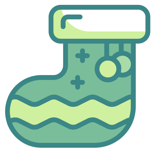 Christmas, Clothes, Clothing, Fashion, Garment, Sock Icon Free