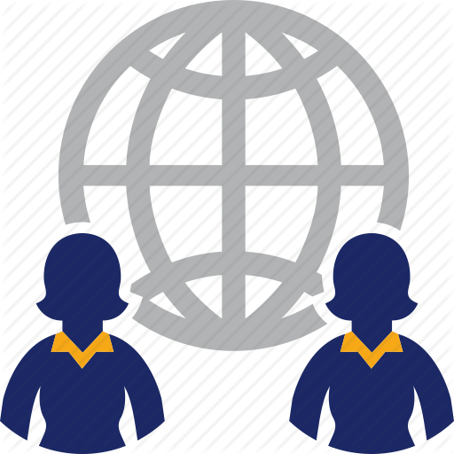 Business, Offshore, Women, World Icon