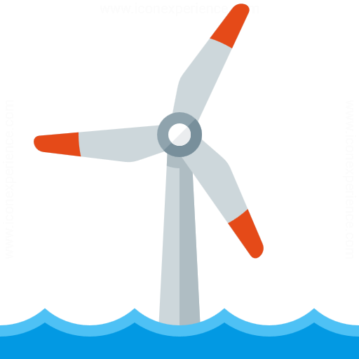 Iconexperience G Collection Wind Engine Offshore Icon