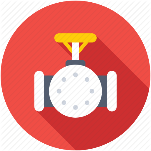 Gas Pipeline, Gas Station, Pipeline, Pipeline Valve, Plumbing Icon