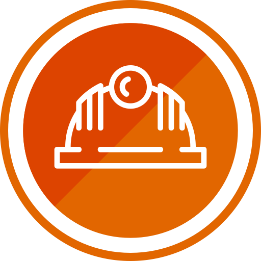 Safety, Helmet, Protection, Construction, Engineer, Civil Icon