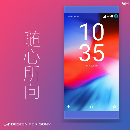 I Xperia Theme Os Style Design For Sony Apk