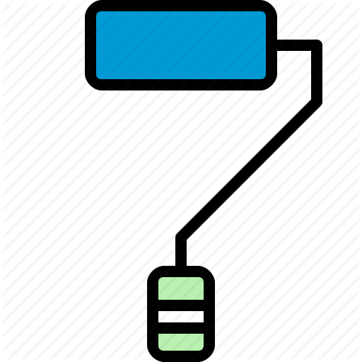 Art, Brush, Paint, Painting, Roll, Roller, Tool Icon