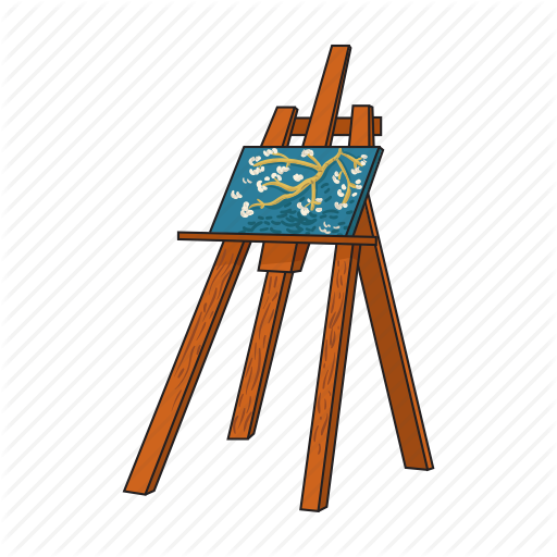 Art, Canvas, Drawing, Easel, Equipment, Painting, Stand Icon