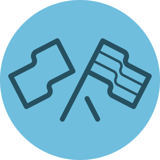 Flag, Achieve, Goal, Peak, Mountains, Trip, Resolutions Icon