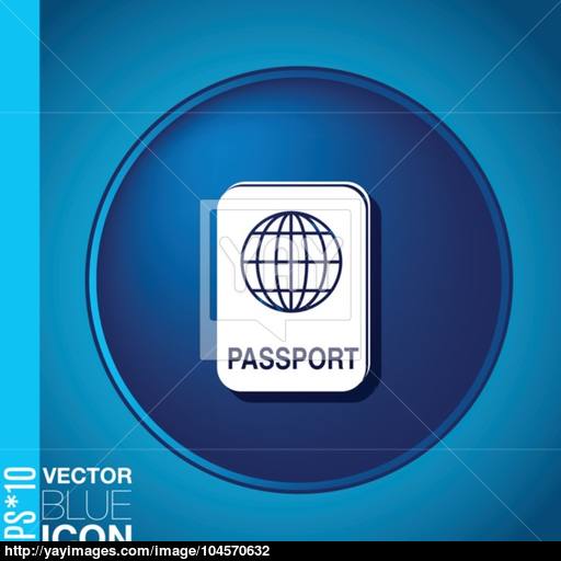 International Passport Symbol Of Travel Icon Personal Document