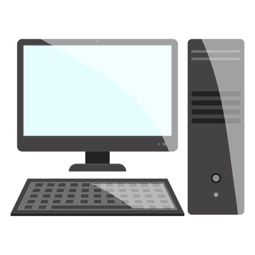 Black And White Computer Desktop Icon