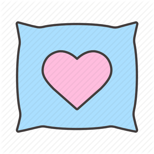 Accessory, Bed, Comfort, Cushion, Heart, Pillow, Sleep Icon