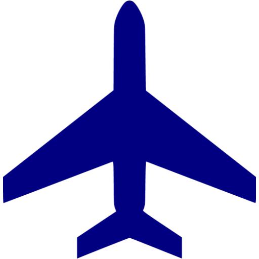 Navy Blue Plane Clipart Collection