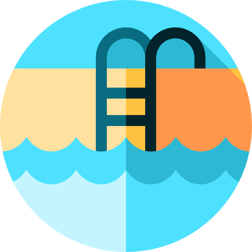 Miscellaneous, Summertime, Sports, Ladder, Water, Swimming Pool Icon
