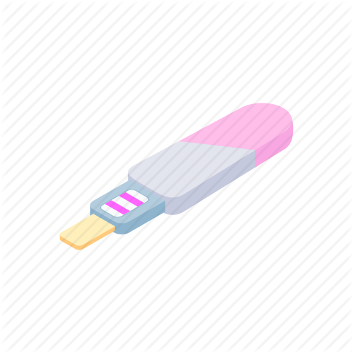 Human, Isometric, Positive, Pregnancy, Pregnant, Test, Urine Icon
