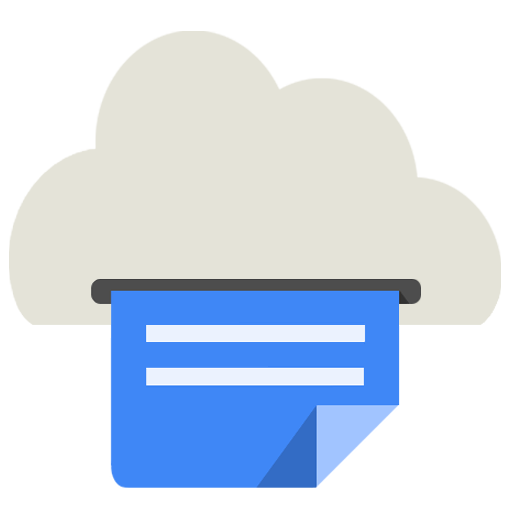 Cloud Print Icon Android Kitkat Png Image