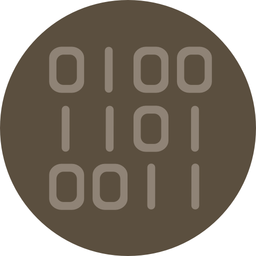 Computer, Coding, Programming Language, Computing, Binary Code Icon