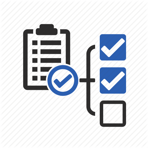 Checklist, End, Management, Project, Report Icon
