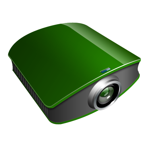 Projector Green Icon Projector Iconset Ntdesigns