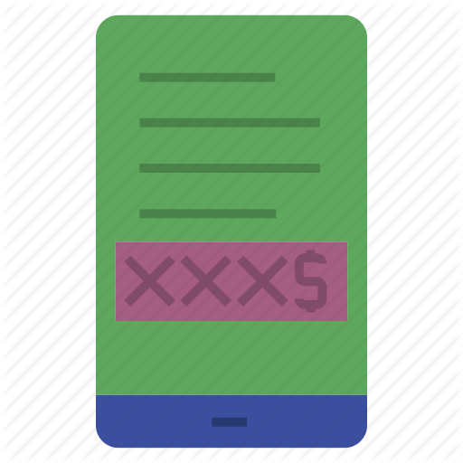 Password, Phone, Promo Code, Smartphone Icon