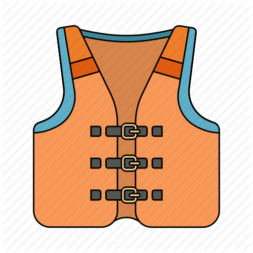Jacket, Life Jacket, Life Vest, Protection Icon
