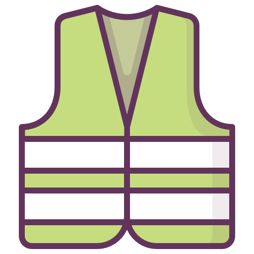 Construction, Protection, Vest, Worker Icon Free Of Protection