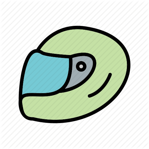 Helmet, Racing Helmet, Riding Icon