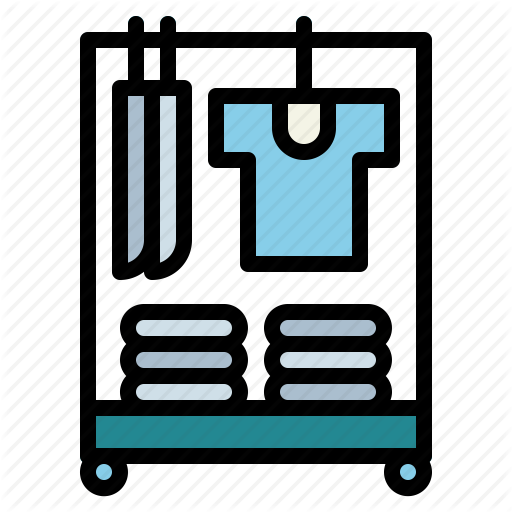 Clothes, Coat, Rack, Stand Icon