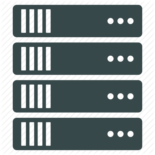 Data Center, Database, Hosting, Rack, Repository, Server, Storage Icon