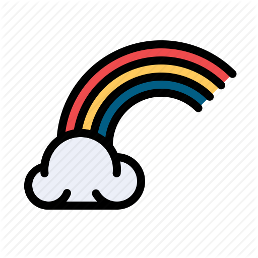 Celebrate, Cloud, Colorful, Ireland, Irish, Rainbow Icon
