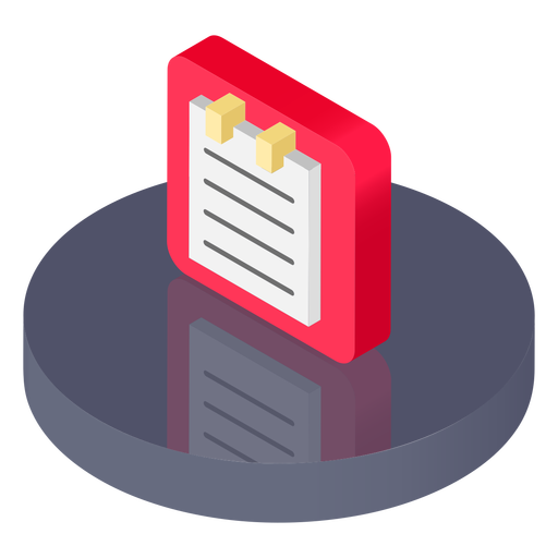 Isometric Notes Icon