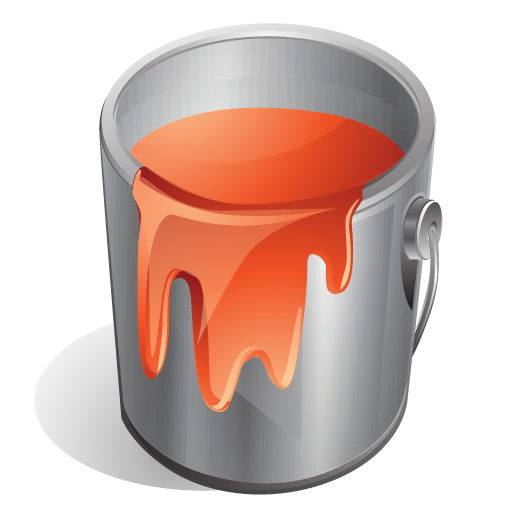 Paint, Red Icon