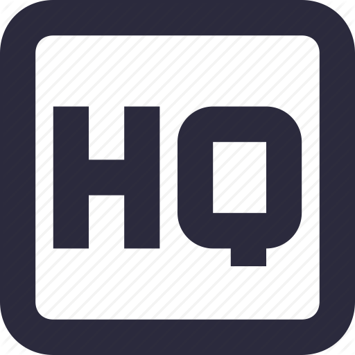 High Definition, High Quality, Hq, Resolution, Technology Icon