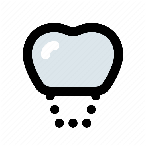 Cap, Crown, Dental, Dentist, Implant, Restoration, Tooth Icon