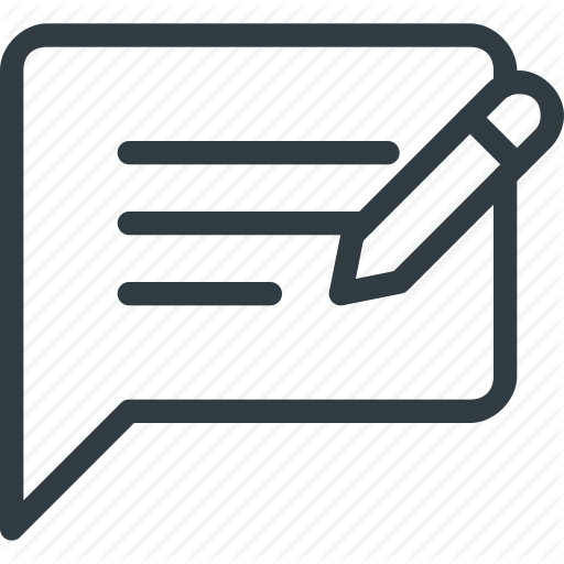Content, Feedback, Message, Review, Write Icon