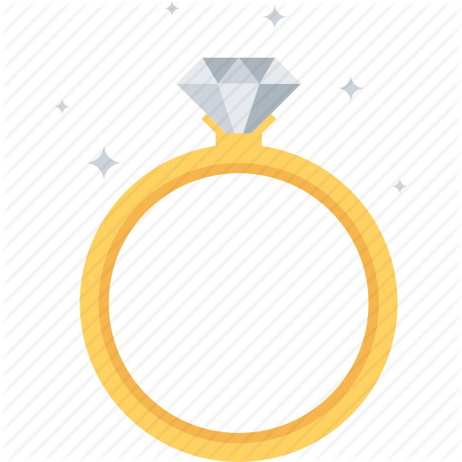 Diamond, Gem, Gold, Jewelry, Marriage, Ring, Wedding Icon
