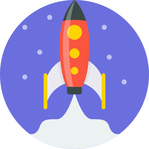 Rounded, Rocket Icon Free Of Round Varieties