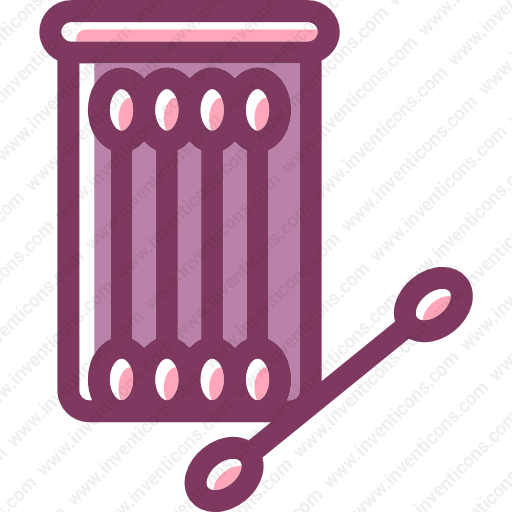 Download Cotton,swab,beauty,salon,cleaning,fashion Icon Inventicons