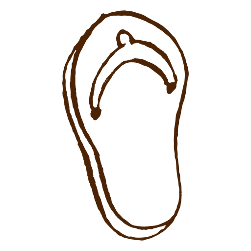 Hand Drawn Outdoor Sandals Icon