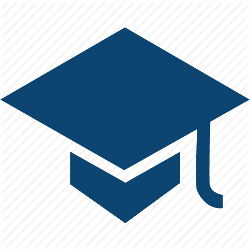 Eductaion, Hat, School Icon