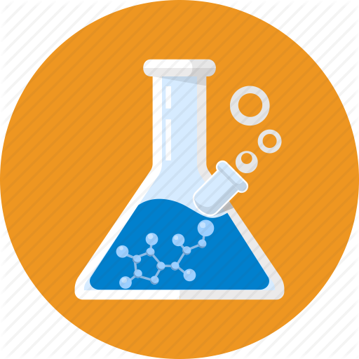 Lab Beaker Chemistry Patterns Flat Design