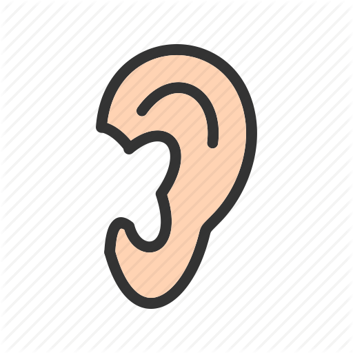 Ear, Healthcare, Hearing, Listening, Sensory, Silence, Sound Icon
