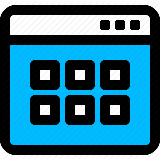 Application, Gallery, Thumbnails, Tile, View, Window Icon
